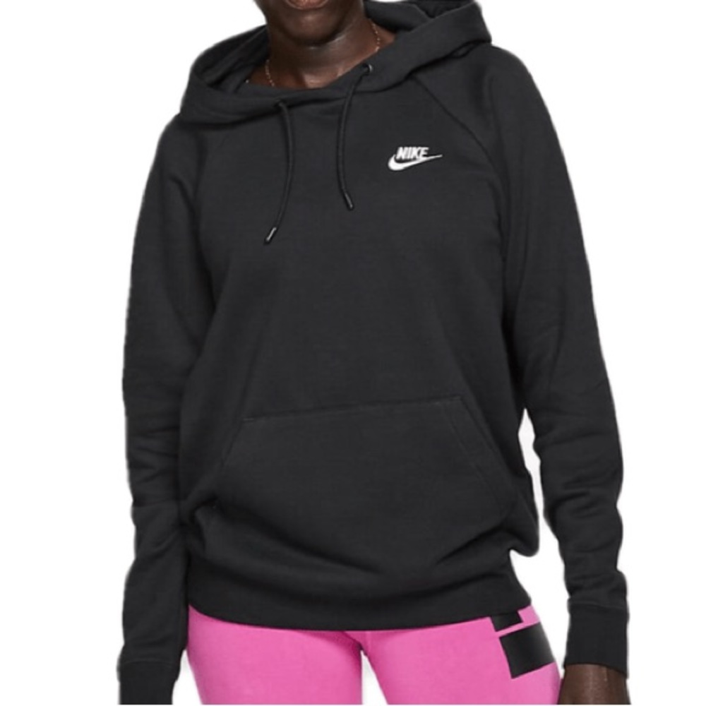 new M Nike Sportswear Essential Fleece Pullover Hoodie Women's